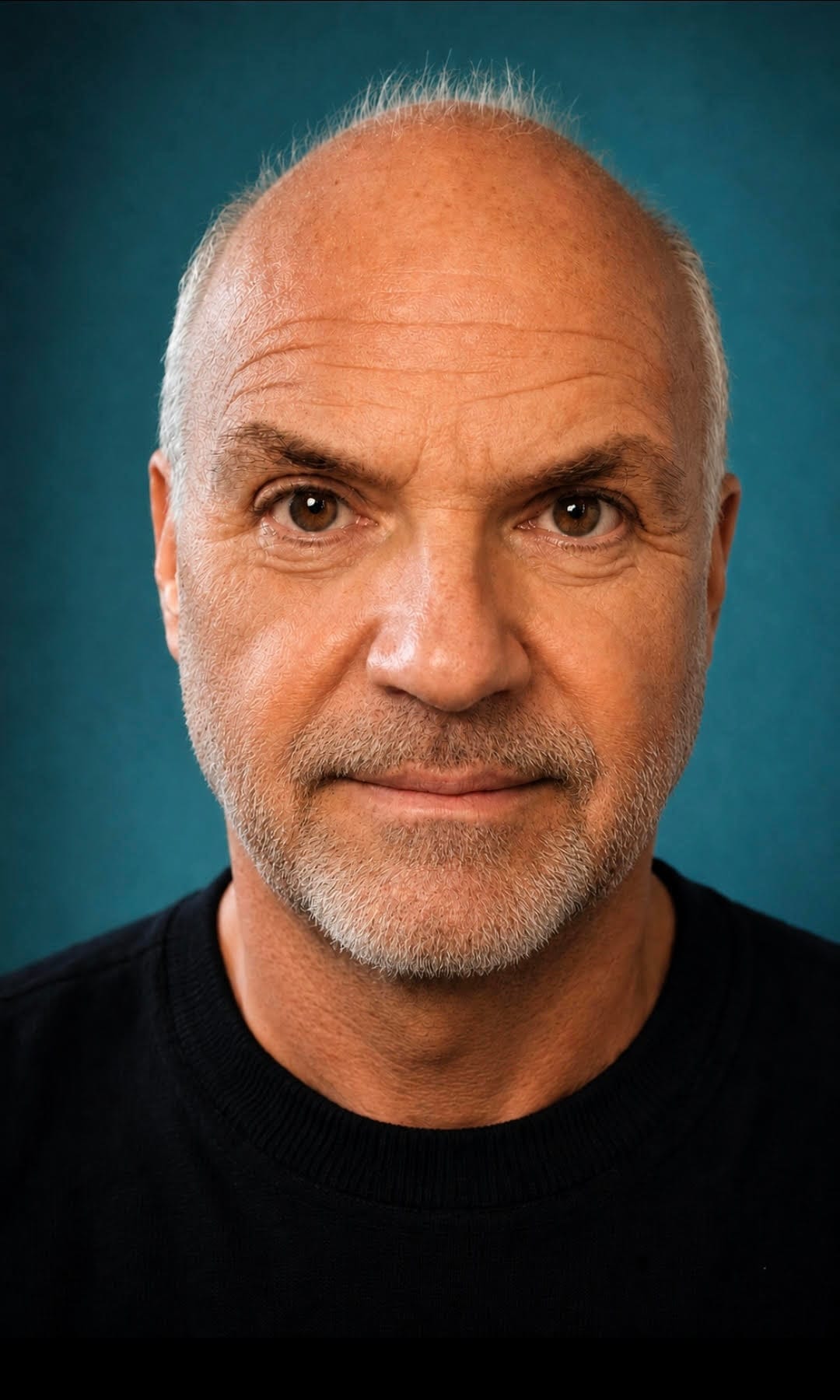 Andy Hockley A headshot of actor Andy Hockley, a middle-aged white man with short grey stubble and brown eyes. He's looking at the viewer with a slight smile, and e is wearing a black top.